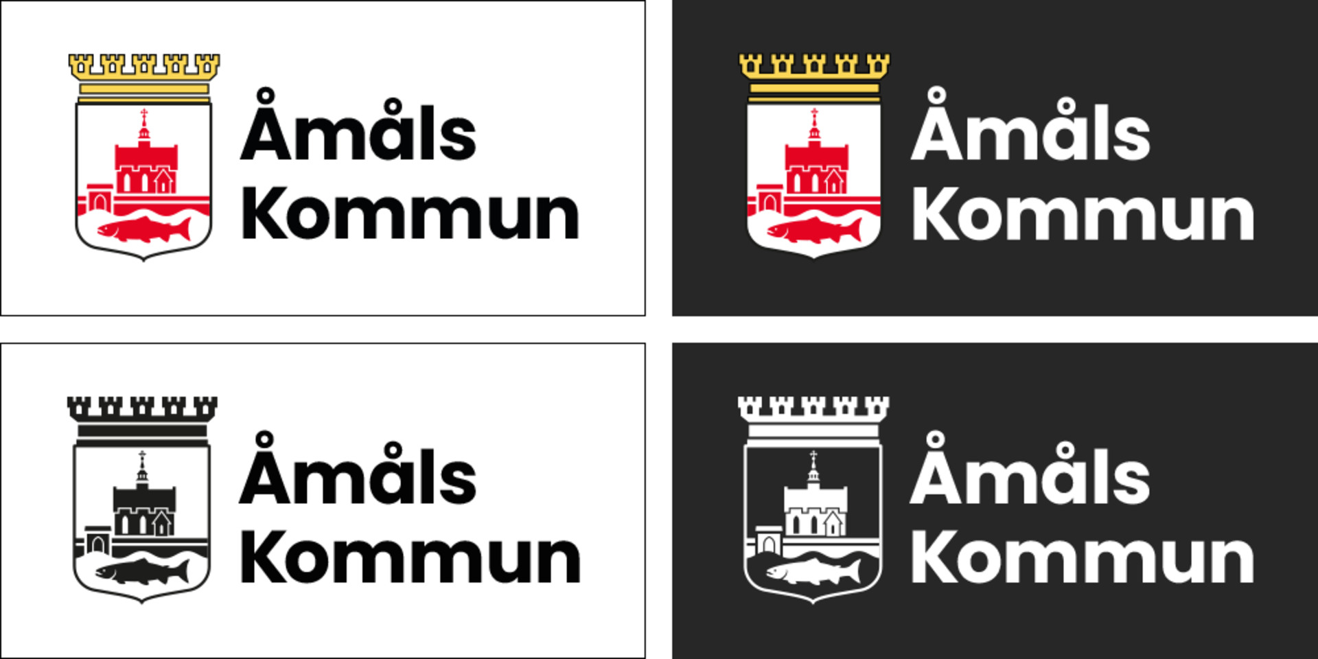 Logotyper Åmåls kommun